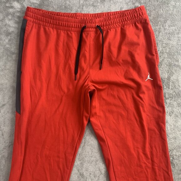Jordan Sweatpants Womens XXL Red Dri-Fit Showtime Pant Workout Gym Athletic 28” - Picture 9 of 16